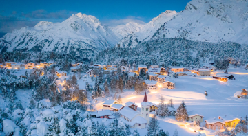 Private VIP Helicopter transfer | Milan - St. Moritz